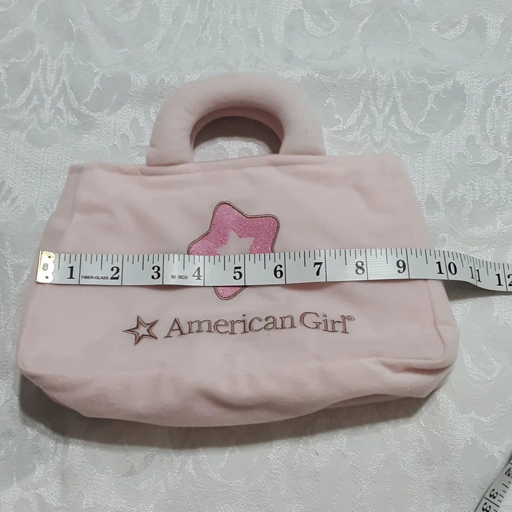 American Girl Blush Pink Plush Tote